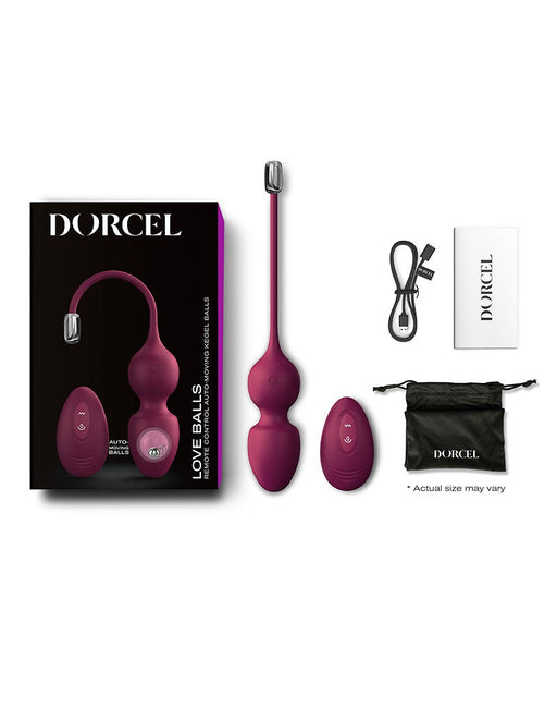 Dorcel - Love Balls - Vibrerende Kegel Balls Met Afstandsbediening- plum-Erotiekvoordeel.nl