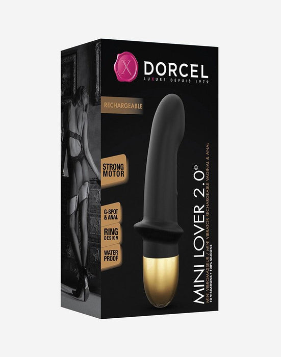 Dorcel - Lover 2.0 - Mini Vibrator - Zwart-Erotiekvoordeel.nl