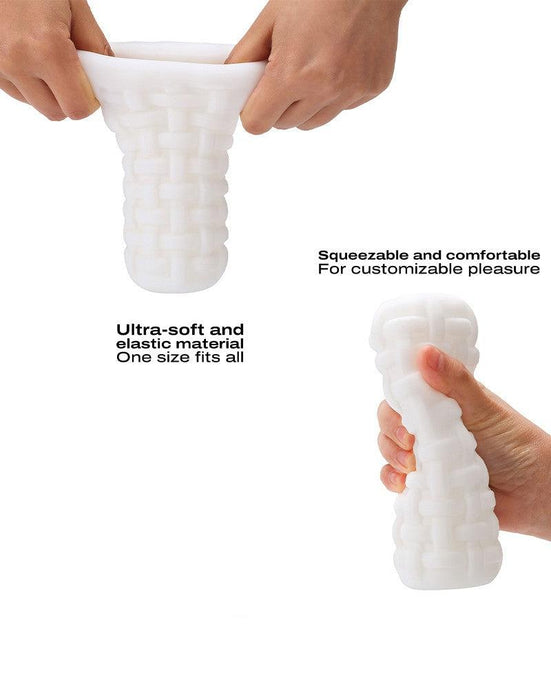 Dorcel - Masturbator Cup met Structuur - Tight - Wit-Erotiekvoordeel.nl