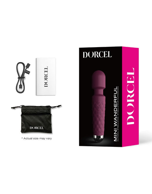 Dorcel - Mini Wanderful - Mini Wand Vibrator - Plum-Erotiekvoordeel.nl