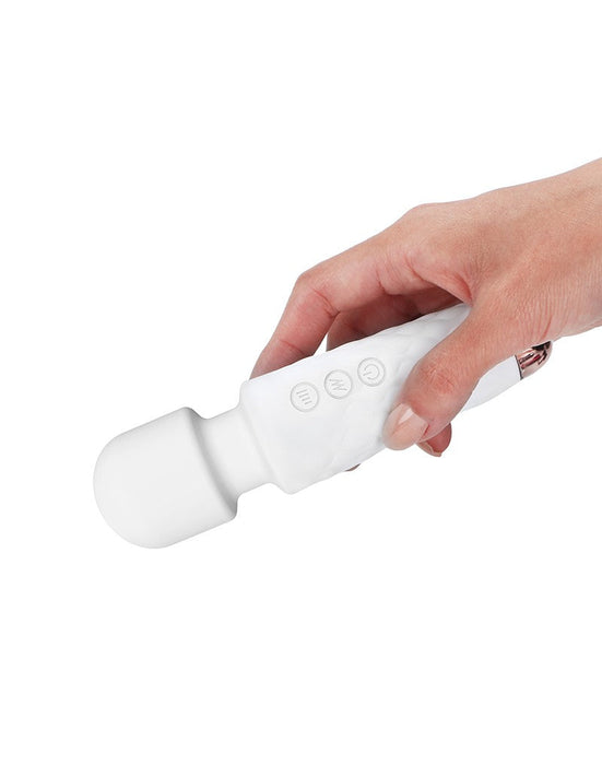 Dorcel - Mini Wanderful - Mini Wand Vibrator - Wit-Erotiekvoordeel.nl