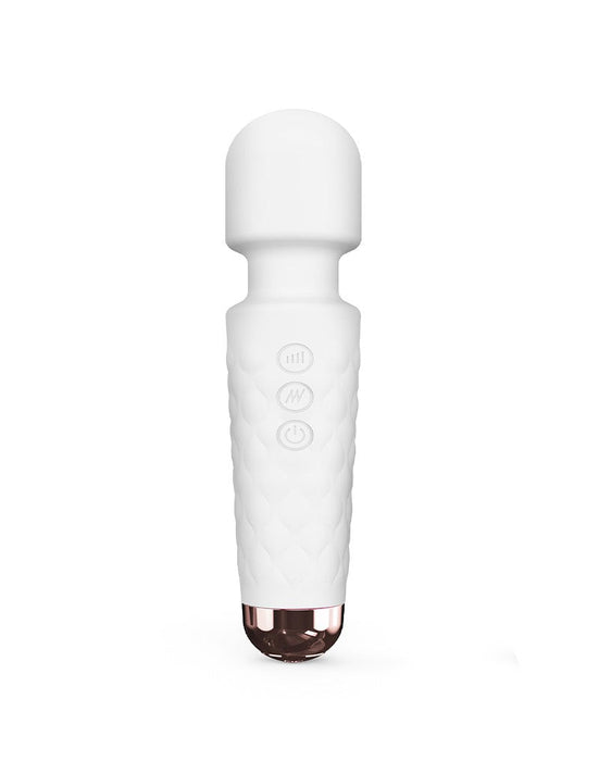 Dorcel - Mini Wanderful - Mini Wand Vibrator - Wit-Erotiekvoordeel.nl