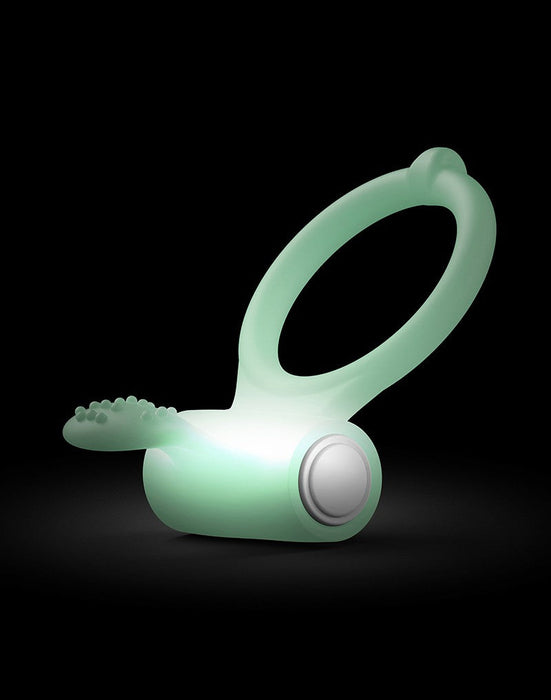 Dorcel - Power Clit - Glow In The Dark - Vibrerende Cockring Met Clitoris Stimulator-Erotiekvoordeel.nl