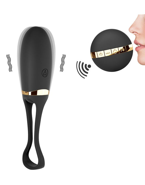 Dorcel - Secret Delight - Vibrerend Ei - Met Voice Control - Zwart-Erotiekvoordeel.nl