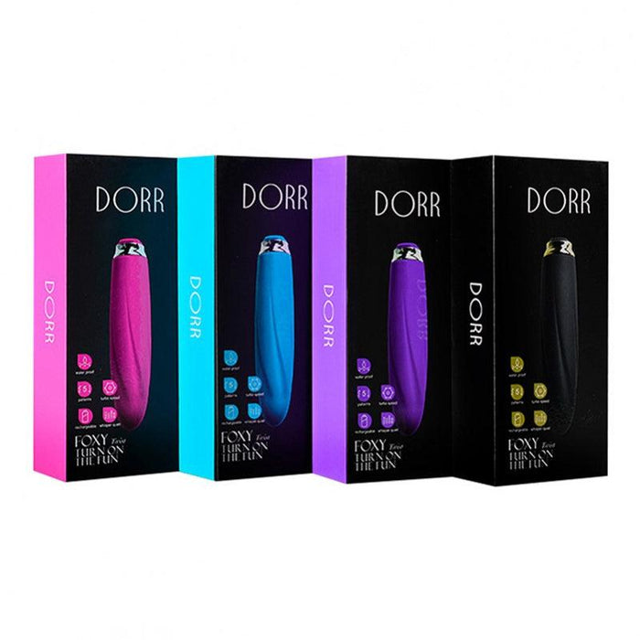 Dorr - Foxy Twist Mini Vibrator - Paars-Erotiekvoordeel.nl