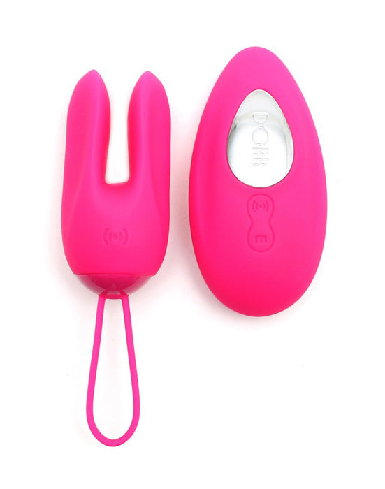 Dorr - Rabbit Vibrerend Eitje plus Opleg Vibrator - Ozzy - Roze-Erotiekvoordeel.nl