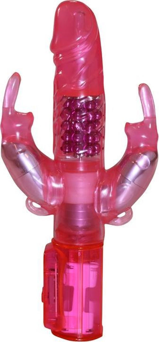 Double Rabbit Pleasures - Tarzan Vibrator - Roze-Erotiekvoordeel.nl