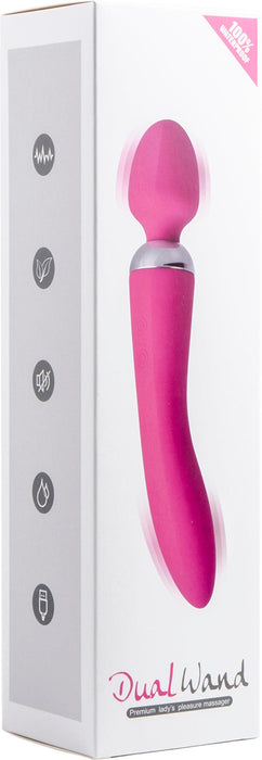 Dual Wand - Dubbelzijdig te Gebruiken Vibrator - USB Oplaadbaar - Roze-Erotiekvoordeel.nl