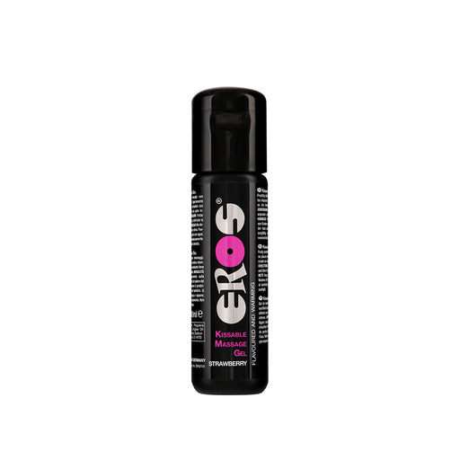 Eros - Kissable Massage Gel - Strawberry-Erotiekvoordeel.nl