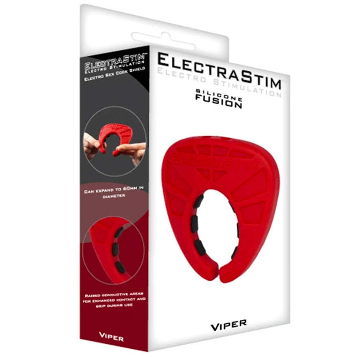 ElectraStim - Electrosex - Silicone Fusion Viper Cock Shield - E-stim Cockring-Erotiekvoordeel.nl