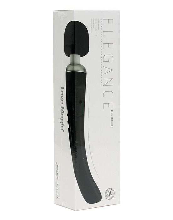 Elegance Wand Vibrator - oplaadbaar - Zwart-Erotiekvoordeel.nl