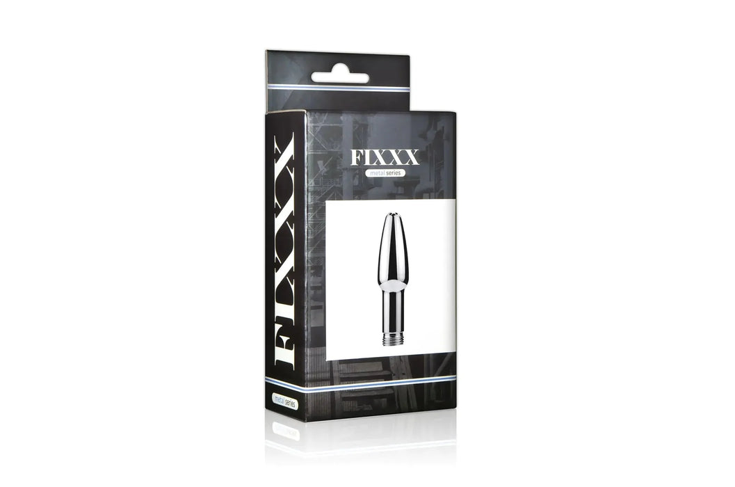 Fixxx - Anaal Douche Opzetstuk Buttplug - Zilver-Erotiekvoordeel.nl