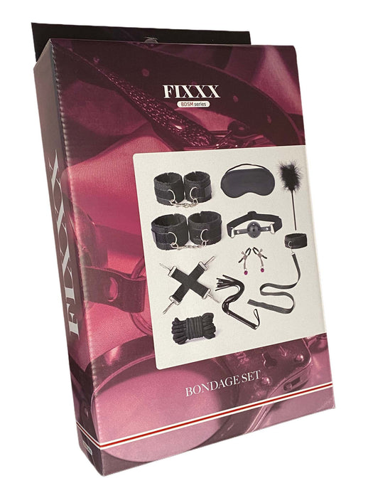 Fixxx - BDSM Set - #WannaPlay- 11 delen - Zwart-Erotiekvoordeel.nl