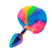 Fixxx - Bunny Tail Buttplug - Lengte 71 mm - Diameter 78 mm - Rainbow-Erotiekvoordeel.nl