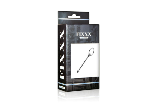 Fixxx - Catheter Penis Plug met 3 Kralen en Ring - RVS - Zilver-Erotiekvoordeel.nl