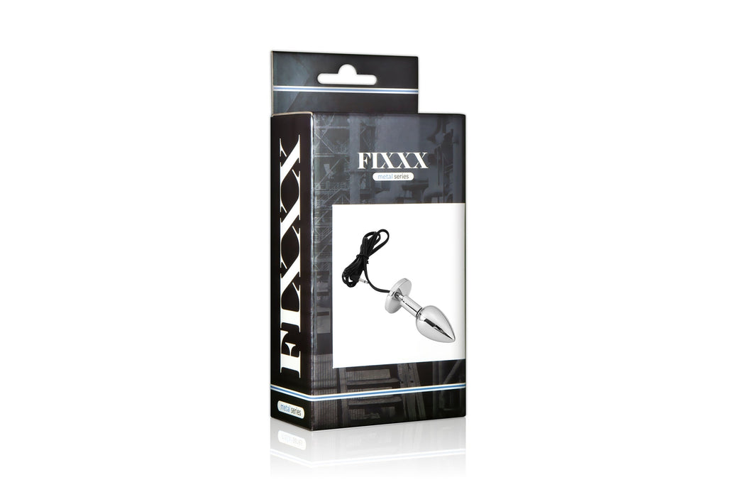 Fixxx - Electrosex Buttplug inclusief Powerbox - Lengte 67 mm - Diameter 28 mm-Erotiekvoordeel.nl