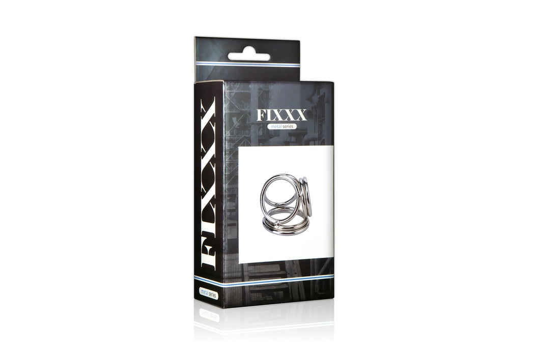 Fixxx - Triple Cockring - RVS-Erotiekvoordeel.nl