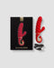 G-Vibe - G-Candy - Mini Geribbelde Rabbit Vibrator - Rood-Erotiekvoordeel.nl