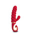 G-Vibe - G-Candy - Mini Geribbelde Rabbit Vibrator - Rood-Erotiekvoordeel.nl