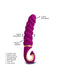 G-Vibe - G-Jack - Mini Geribbelde Vibrator - Paars-Erotiekvoordeel.nl