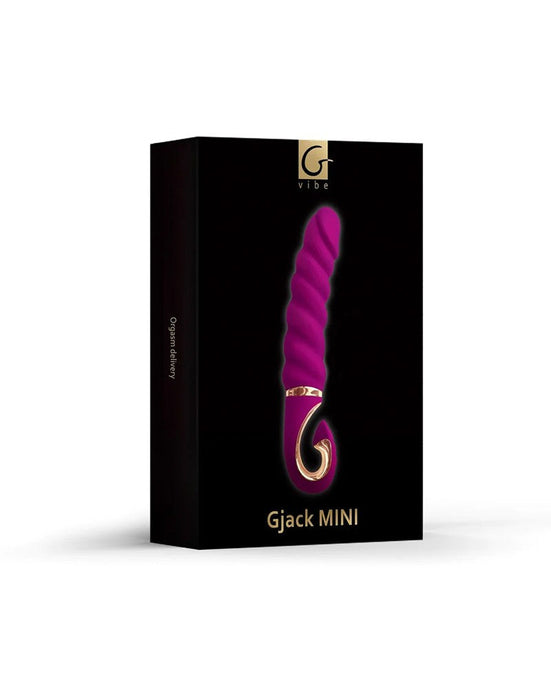 G-Vibe - G-Jack - Mini Geribbelde Vibrator - Paars-Erotiekvoordeel.nl