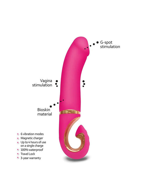 G-Vibe - G-Jay - Realistische Mini Vibrator - Roze-Erotiekvoordeel.nl