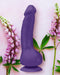 G-Vibe - G-Real 2 Vibrerende Dildo Met Zuignap - Paars-Erotiekvoordeel.nl