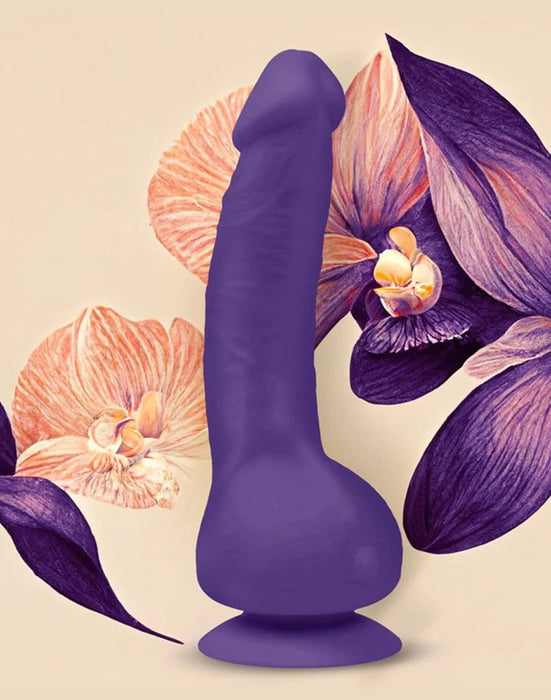 G-Vibe - G-Real 2 Vibrerende Dildo Met Zuignap - Paars-Erotiekvoordeel.nl