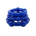 GK Power - Beaded Cockringen Set - 3 stuks - Blauw-Erotiekvoordeel.nl