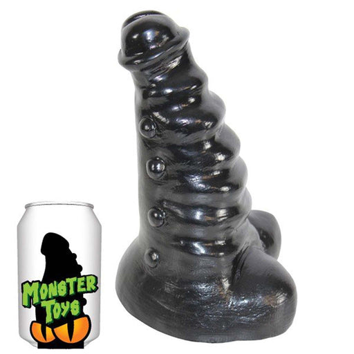 Gangbangster - Balrog - Dildo - 19 x 9 cm - PVC - Zwart-Erotiekvoordeel.nl