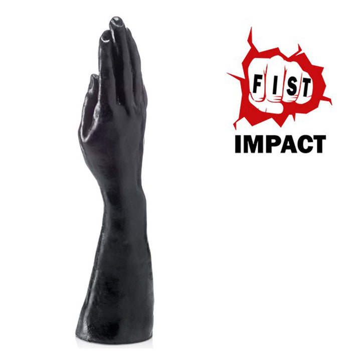 Gangbangster - Big Slap - Extreme Dildo - 35 x 8,7 cm - PVC - Zwart-Erotiekvoordeel.nl