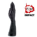 Gangbangster - Big Slap - Extreme Dildo - 35 x 8,7 cm - PVC - Zwart-Erotiekvoordeel.nl