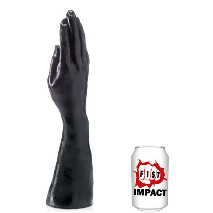 Gangbangster - Big Slap - Extreme Dildo - 35 x 8,7 cm - PVC - Zwart-Erotiekvoordeel.nl