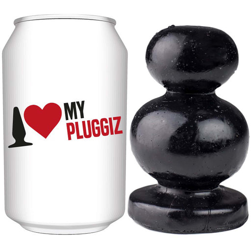 Gangbangster - Bulby - Buttplug - 9 x 6 cm - PVC - Zwart-Erotiekvoordeel.nl