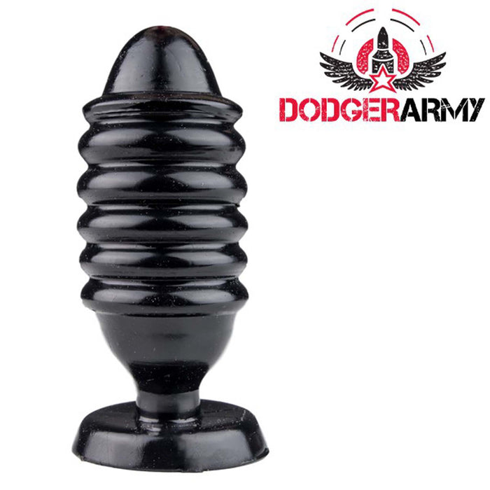 Gangbangster - Fragment - Buttplug - 14 x 5,5 cm - PVC - Zwart-Erotiekvoordeel.nl