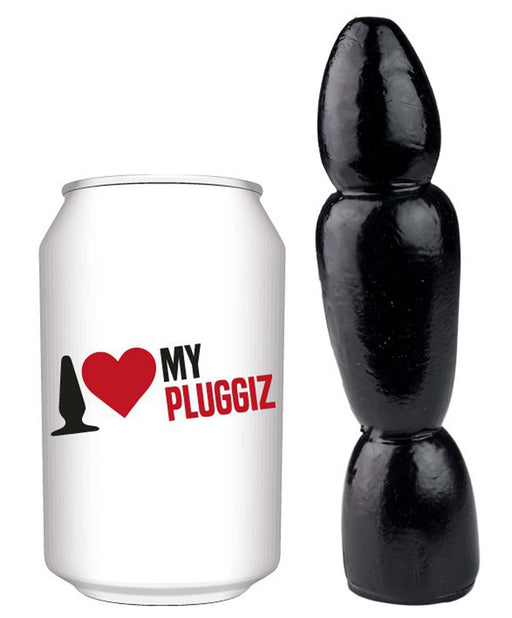 Gangbangster - Fuzz - Buttplug - 16 x 4,4 cm - PVC - Zwart-Erotiekvoordeel.nl