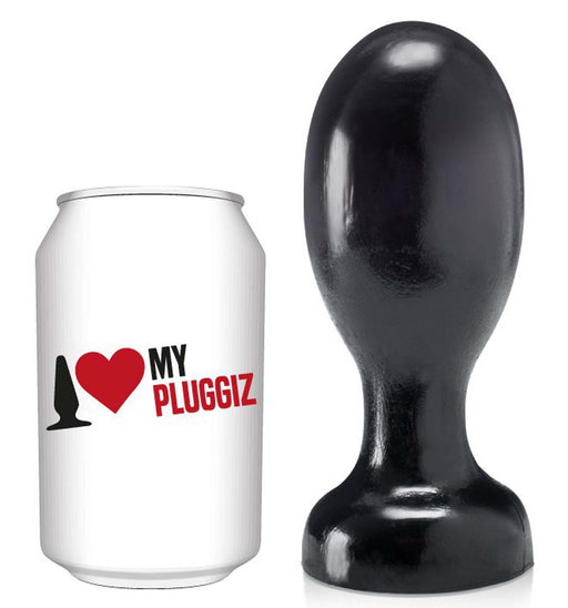 Gangbangster - Knop - Buttplug - 14 x 6,6 cm - PVC - Zwart-Erotiekvoordeel.nl