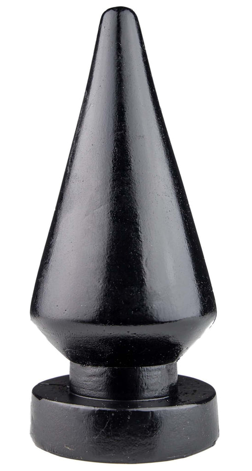 Gangbangster - Maxi Peak - Buttplug - 18 x 8,5 cm - PVC - Zwart-Erotiekvoordeel.nl