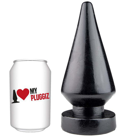 Gangbangster - Maxi Peak - Buttplug - 18 x 8,5 cm - PVC - Zwart-Erotiekvoordeel.nl