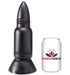 Gangbangster - Missile - Dildo - 20 x 6,5 cm - PVC - Zwart-Erotiekvoordeel.nl