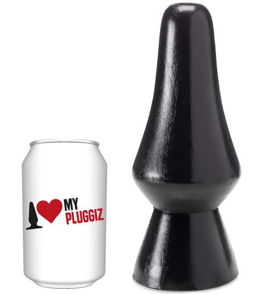 Gangbangster - Moshy - Buttplug - 17 x 8,5 cm - PVC - Zwart-Erotiekvoordeel.nl