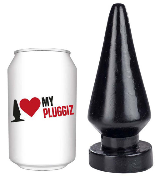 Gangbangster - Peak - Buttplug - 14 x 6 cm - PVC - Zwart-Erotiekvoordeel.nl