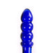 Glazen Dildo Blue Curve - Blauw-Erotiekvoordeel.nl