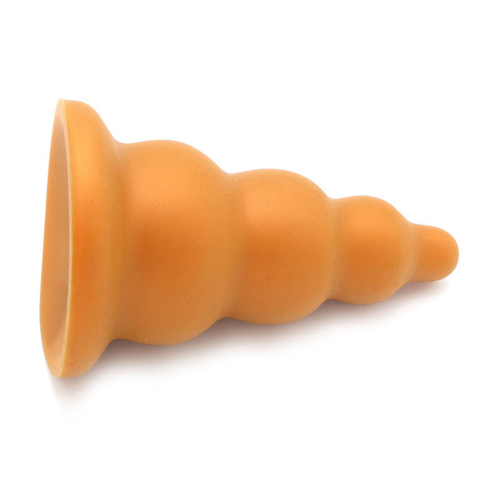 Gold Play - Soft Liquid Siliconen Anaal Dildo Blop - Goud-Erotiekvoordeel.nl