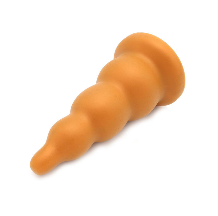 Gold Play - Soft Liquid Siliconen Anaal Dildo Blop - Goud-Erotiekvoordeel.nl