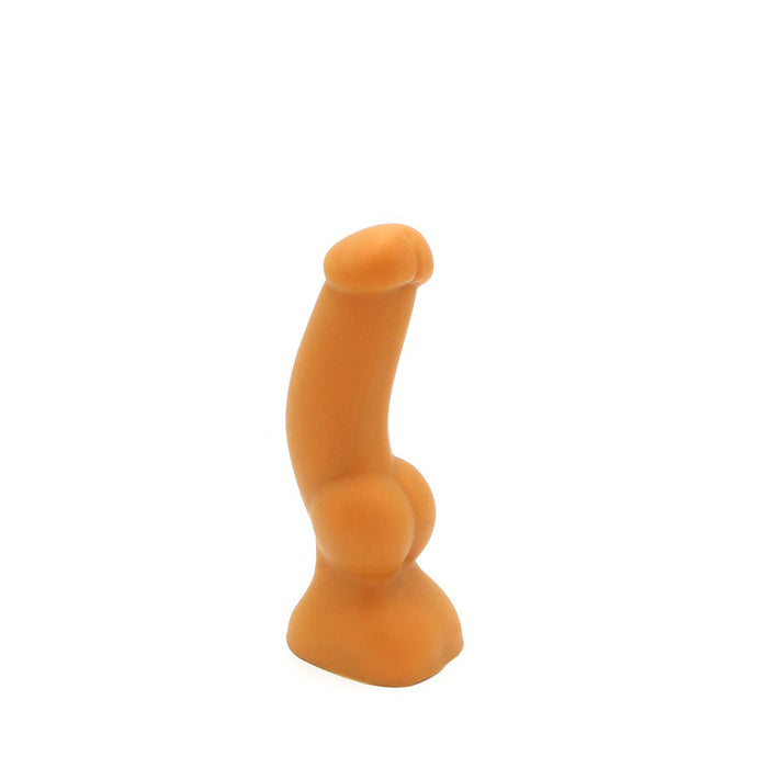 Gold Play - Soft Liquid Siliconen Anaal Dildo Cock - Goud-Erotiekvoordeel.nl