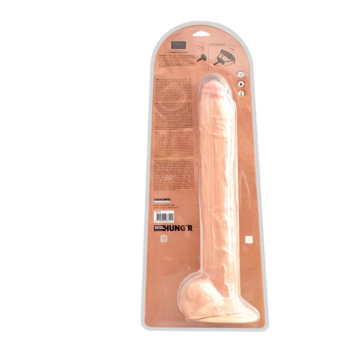 HUNG'R - Brutus - Dildo - Lichte huidskleur - 44.5 cm - Ø 7.3 cm-Erotiekvoordeel.nl