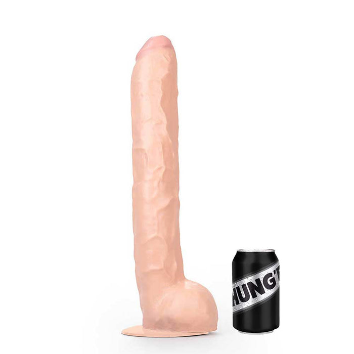 HUNG'R - Brutus - Dildo - Lichte huidskleur - 44.5 cm - Ø 7.3 cm-Erotiekvoordeel.nl