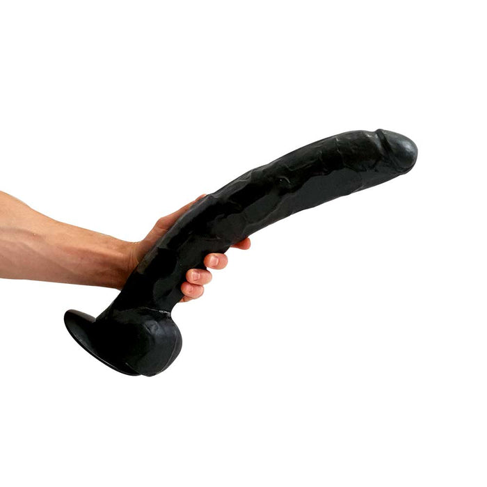 HUNG'R - Brutus - Dildo - Zwart - 44.5 cm - Ø 7.3 cm-Erotiekvoordeel.nl