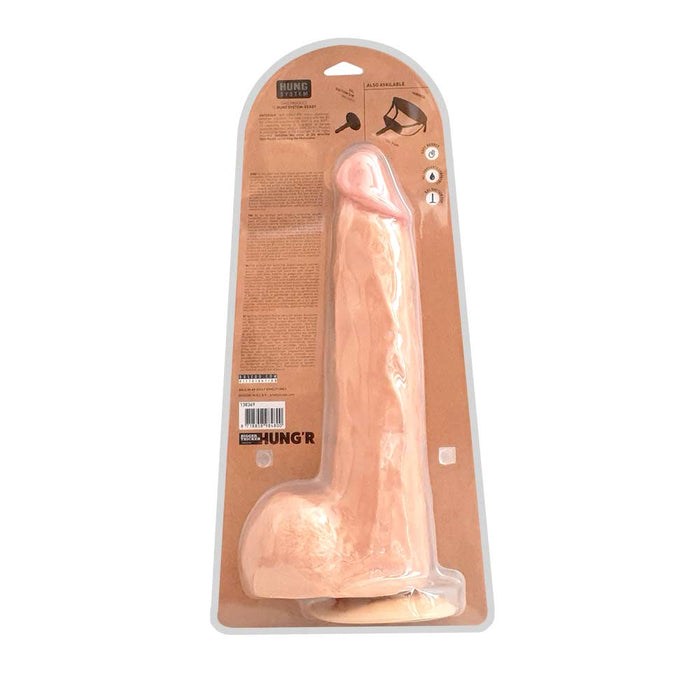 HUNG'R - Taurus - Dildo Lichte huidskleur - 35 cm - Ø 6.9 cm-Erotiekvoordeel.nl